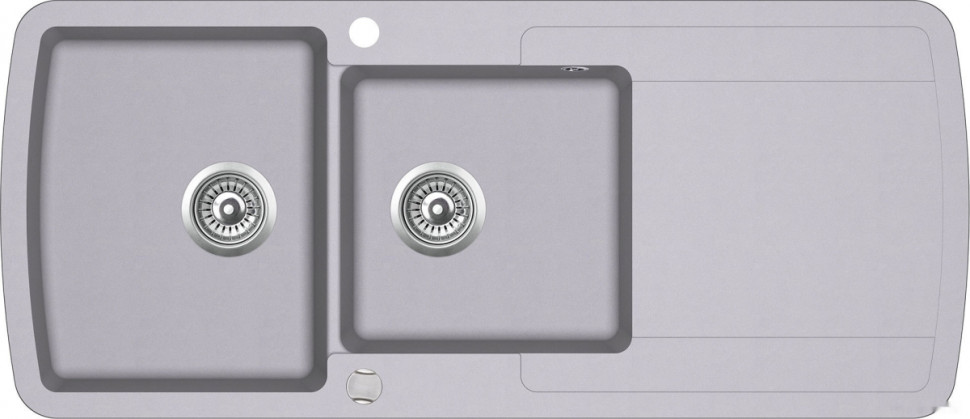 Кухонная мойка AquaSanita Lira SQL201AW (alumetallic 202)