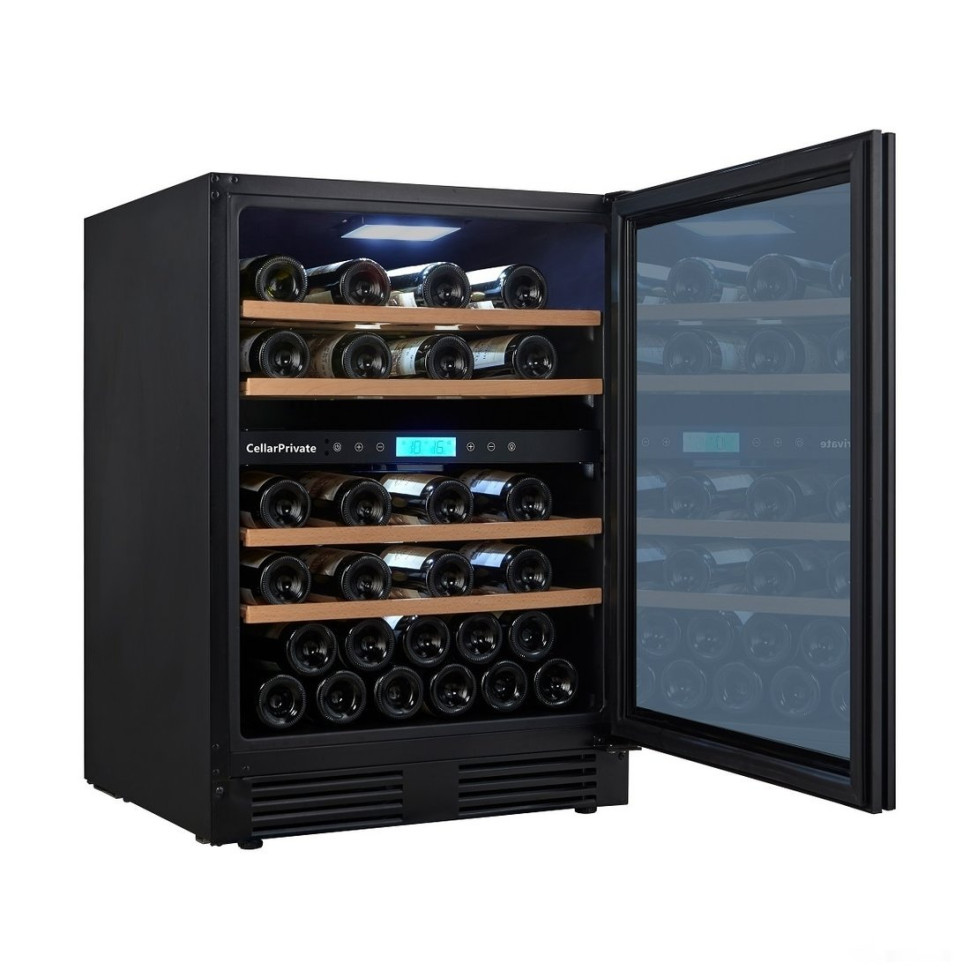 Винный шкаф Cellar Private CP043-2TBH со скрытой ручкой Винный шкаф Cellar Private CP043-2TBH со скрытой ручкой