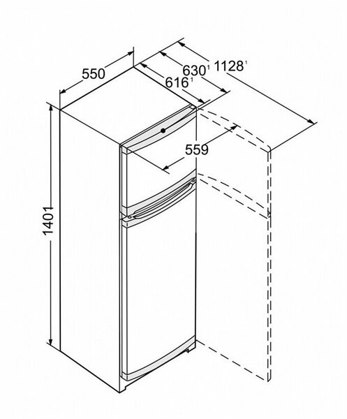 Холодильник Liebherr CTe 2531 Холодильник Liebherr CTe 2531