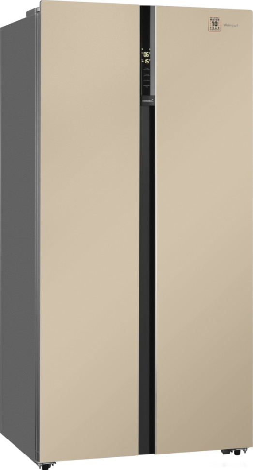 Холодильник side by side Weissgauff WSBS 600 BeG NoFrost Inverter Холодильник side by side Weissgauff WSBS 600 BeG NoFrost Inverter