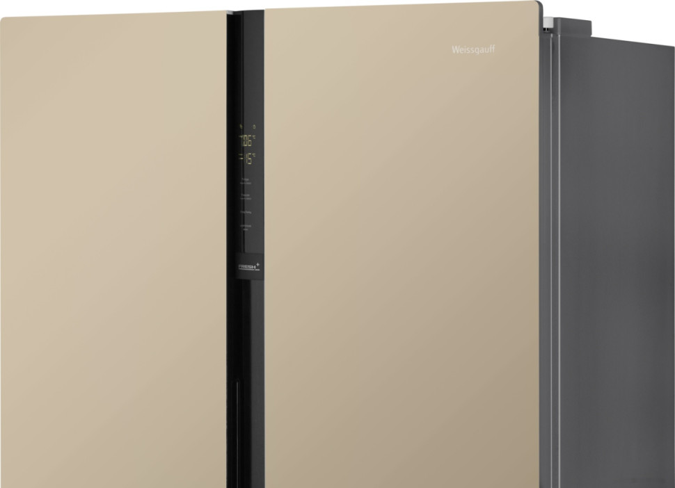 Холодильник side by side Weissgauff WSBS 600 BeG NoFrost Inverter Холодильник side by side Weissgauff WSBS 600 BeG NoFrost Inverter