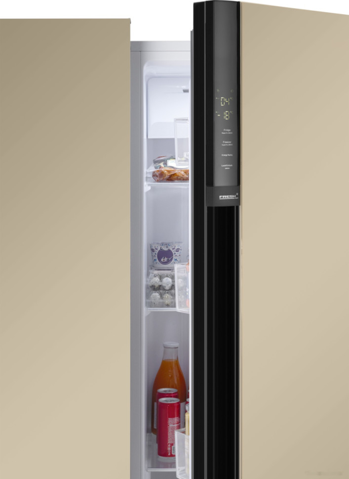 Холодильник side by side Weissgauff WSBS 600 BeG NoFrost Inverter Холодильник side by side Weissgauff WSBS 600 BeG NoFrost Inverter