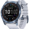 Умные часы Garmin Fenix 7X Sapphire Solar 51 мм (голубой минерал/белый камень) Умные часы Garmin Fenix 7X Sapphire Solar 51 мм (голубой минерал/белый камень)