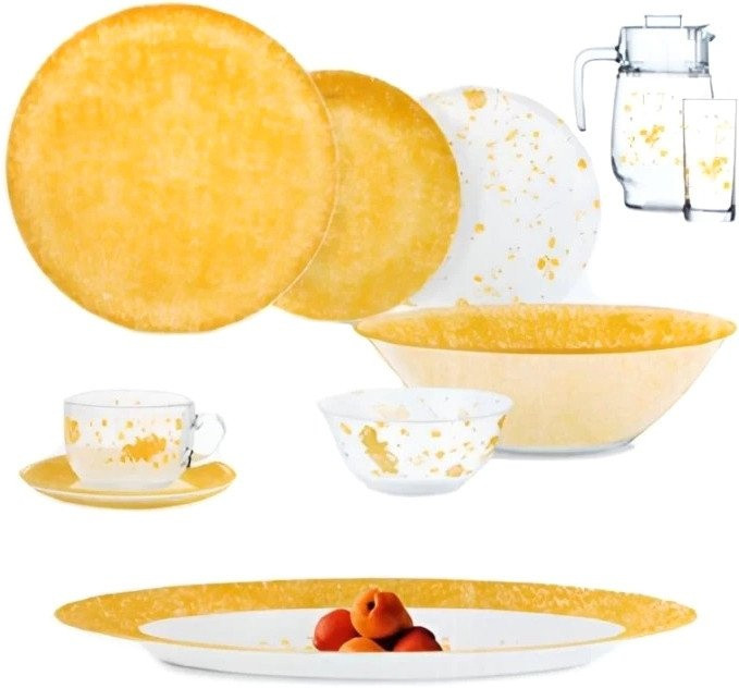 Столовый сервиз Luminarc Simply Mon'd'or Gold&White V3998 (46пр)