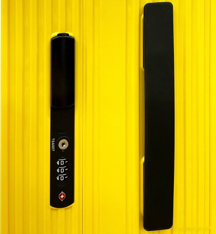 Чемодан DoubleW 005# (S, желтый)