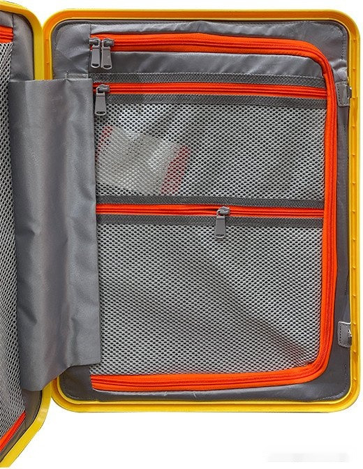 Чемодан DoubleW 005# (S, желтый)