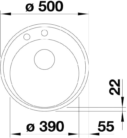 Кухонная мойка Blanco RIONA 45 кофе Кухонная мойка Blanco RIONA 45 кофе