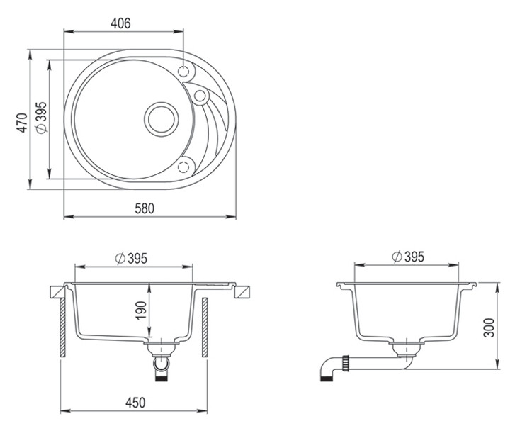 Кухонная мойка Teka Clave 45 S-TQ (графит)