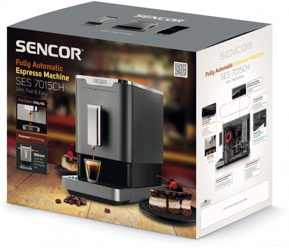 Эспрессо кофемашина Sencor SES 7015CH Эспрессо кофемашина Sencor SES 7015CH