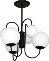 Подвесная люстра Элетех Тефия 261 НСБ 01-6х40-101 1005405126 (черный)