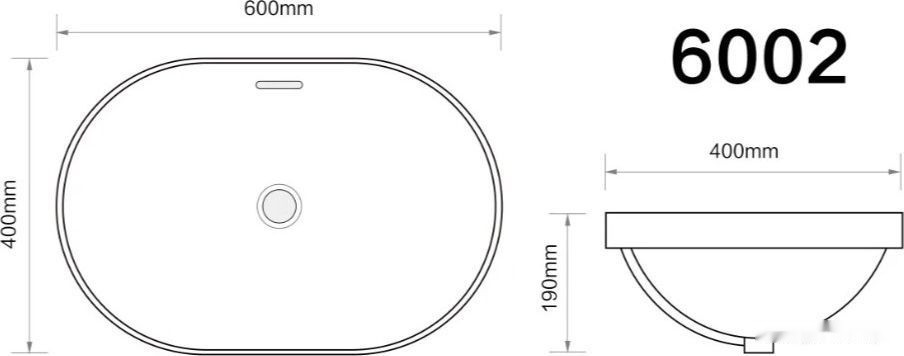 Умывальник Axus 60 6002