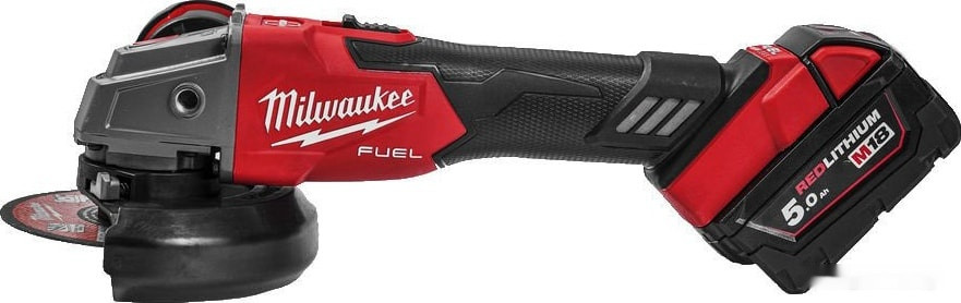 Угловая шлифмашина Milwaukee M18 FSAG125XB-502X Fuel 4933478430 (с 2-мя АКБ)