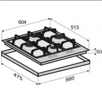 Варочная панель Zigmund &amp; Shtain MN 114.61 W