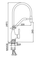 Смеситель Frap F4497