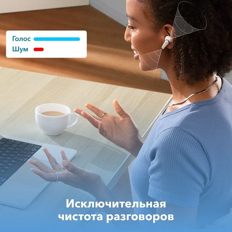 Наушники Anker SoundCore Liberty 4 (серо-голубой) Наушники Anker SoundCore Liberty 4 (серо-голубой)