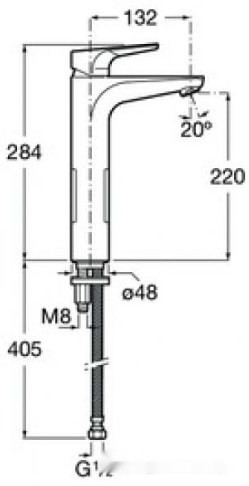 Смеситель Roca Atlas 5A3790C0M Смеситель Roca Atlas 5A3790C0M