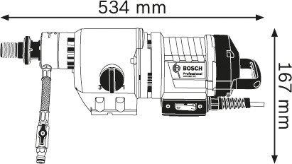 Дрель алмазного сверления Bosch GDB 350 WE Professional