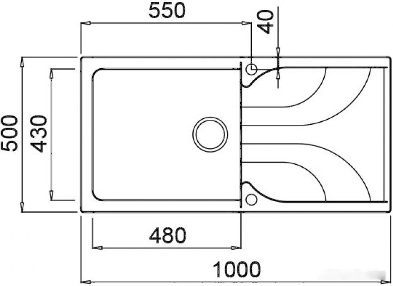 Кухонная мойка Elleci Ego 480 M70 Ghisa