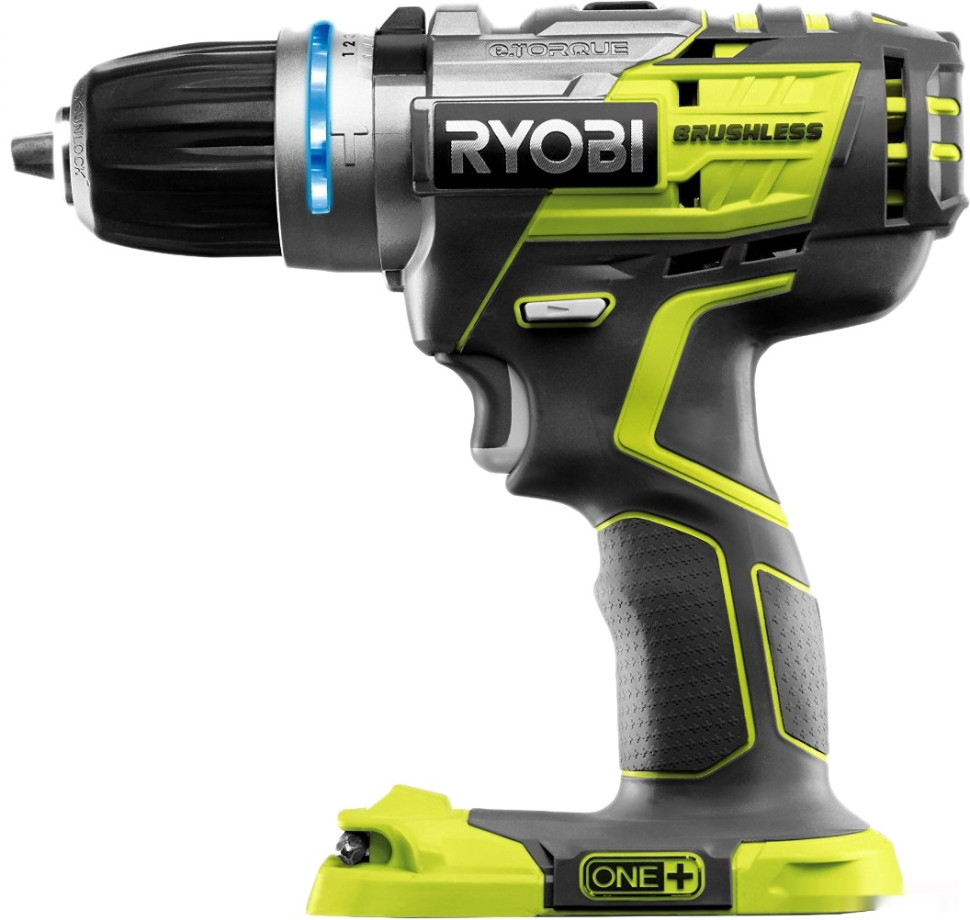 Дрель-шуруповерт Ryobi R18PDBL-225S 5133003613 (с 2-мя АКБ)