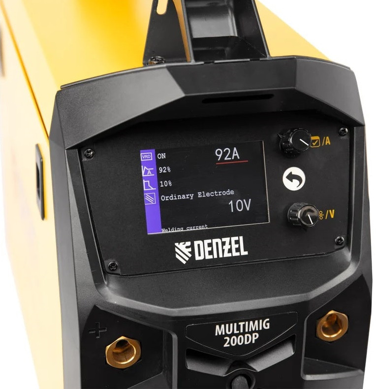 Инвертор сварочный Denzel MultiMIG-200DP (94313)