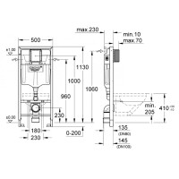 Система инсталляции Grohe Rapid SL 38750001