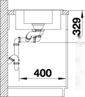 Кухонная мойка Blanco Legra 6S Compact 521303 (алюметаллик)