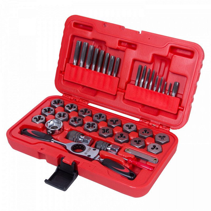 Набор плашек и метчиков Мастак 351-10040C