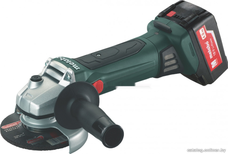 Угловая шлифмашина Metabo W 18 LTX 125 Quick 602174610 (с 2-мя АКБ 4 Ah)