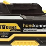 Аккумулятор для инструмента Hanskonner HBP2004PRO (18В/4 Ah) Аккумулятор для инструмента Hanskonner HBP2004PRO (18В/4 Ah)