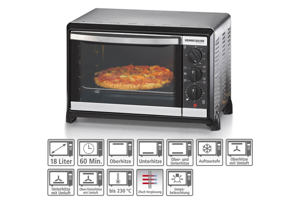 Мини-печь Rommelsbacher BG 1055/E Мини-печь Rommelsbacher BG 1055/E