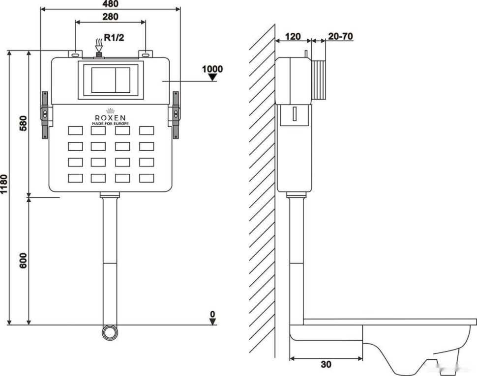 Система инсталляции Roxen Attach 710215 Система инсталляции Roxen Attach 710215