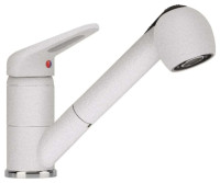 Смеситель Franke Novara Plus белый (с выдвижным шлангом)