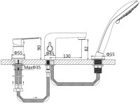 Смеситель Zollen Bergen BE63614351