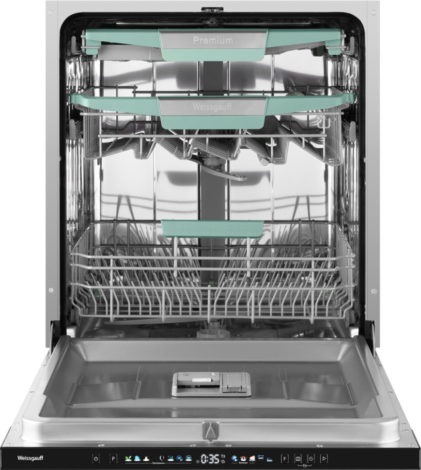 Посудомоечная машина Weissgauff BDW 6140 Ultra Real Autoopen Infolight Посудомоечная машина Weissgauff BDW 6140 Ultra Real Autoopen Infolight
