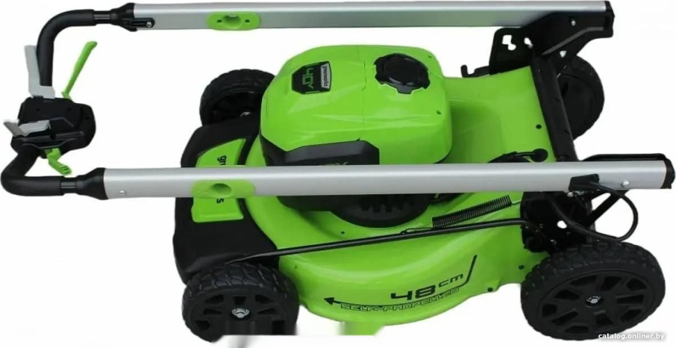 Газонокосилка Greenworks GD40LM48SPK4 2517407UB (с 1-им АКБ 4 Ач) Газонокосилка Greenworks GD40LM48SPK4 2517407UB (с 1-им АКБ 4 Ач)