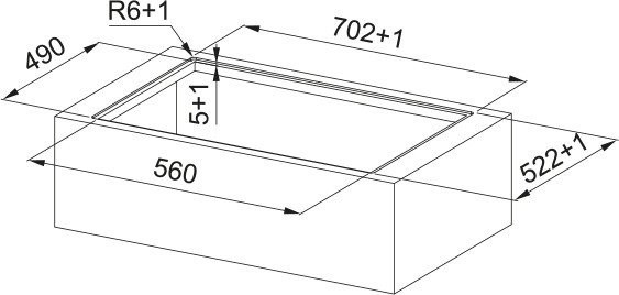 Варочная панель Franke Smart 2gether Black Lines FSM 7081R HI 340.0705.338