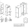 Встраиваемый холодильник Evelux FI 2200