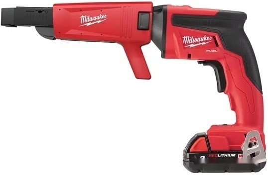 Шуруповерт для гипсокартона Milwaukee M18 FSGC-202X 4933459199 (с 2-мя АКБ, кейс) Шуруповерт для гипсокартона Milwaukee M18 FSGC-202X 4933459199 (с 2-мя АКБ, кейс)