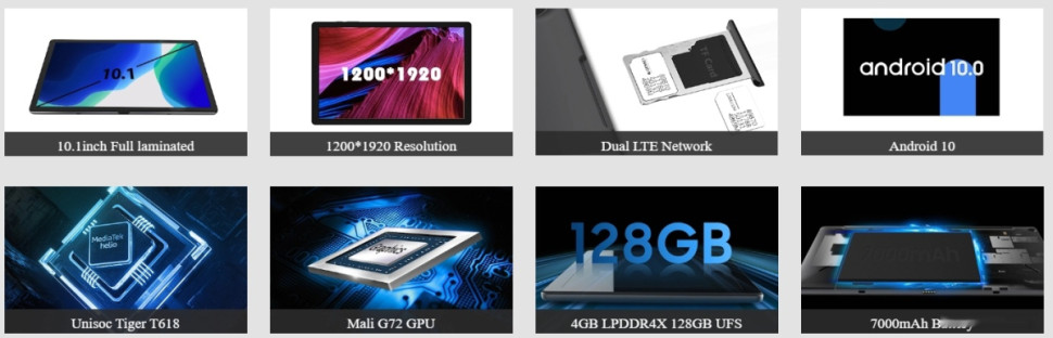 Планшет CHUWI HiPad X 6GB/128GB (черный)