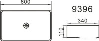 Умывальник Axus 60 9396
