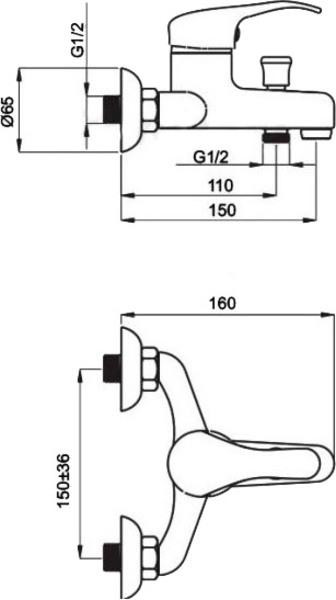 Смеситель Rubineta Y-10/K Mars Смеситель Rubineta Y-10/K Mars