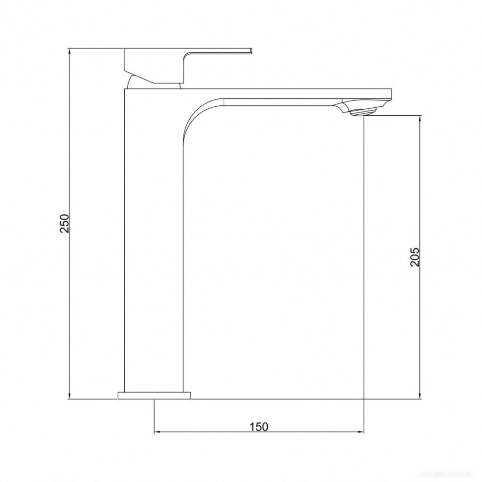 Смеситель Gross Aqua Edge 6125880C