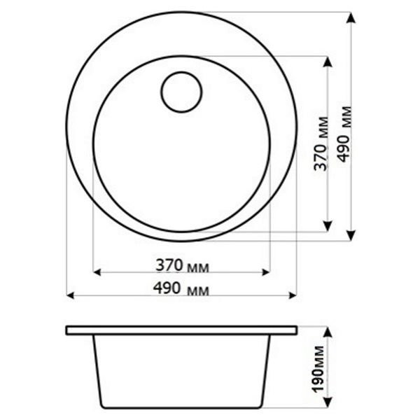 Кухонная мойка Gerhans A05 (Graphite) Кухонная мойка Gerhans A05 (Graphite)