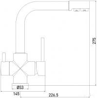Смеситель Gross Aqua Ecolife 3120609C