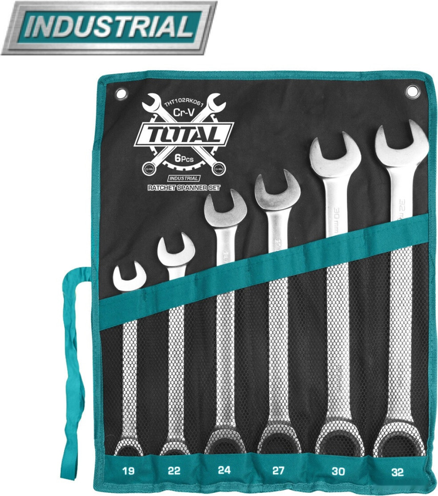 Набор ключей Total THT102RK061 (6 предметов) Набор ключей Total THT102RK061 (6 предметов)