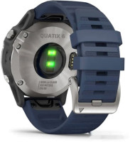 Умные часы Garmin Quatix 6 47 мм (серый/синий)
