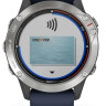 Умные часы Garmin Quatix 6 47 мм (серый/синий)