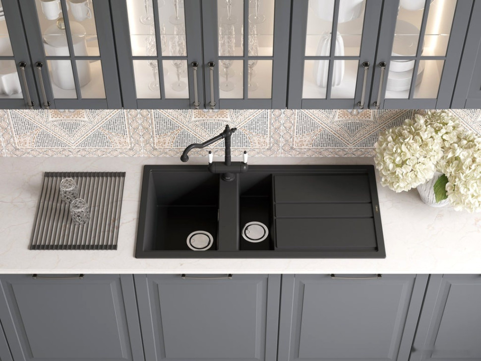 Кухонная мойка Omoikiri Kitagawa 100-2 GR (leningrad grey)