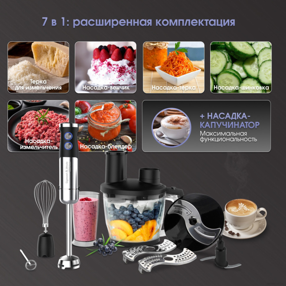 Блендер Zigmund & Shtain BH-350 M