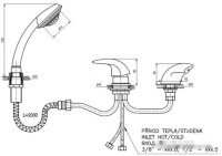 Смеситель Slezak RAV Mississippi MS070.5Y